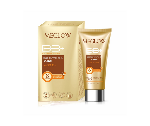 Meglow Best Beautifying BB+ Fairness Cream With Spf 15+