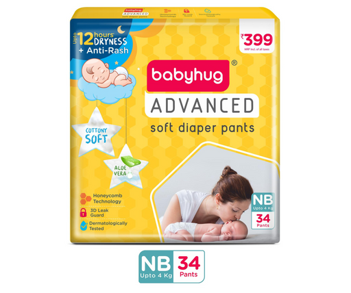 Babyhug Advanced Pant Style Diaper New Born (34s) - The Med Pharma