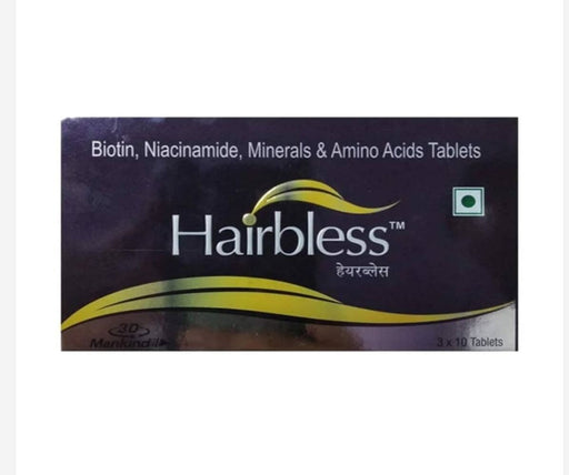 Mankind Hairbless Tablet with Biotin - The Med Pharma