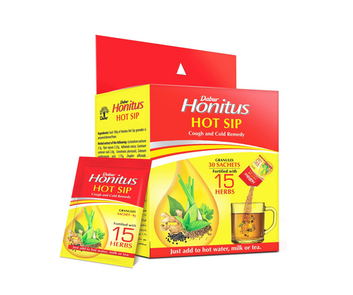 Dabur Honitus Hot Sip (Pack of 30 Sachets) - The Med Pharma