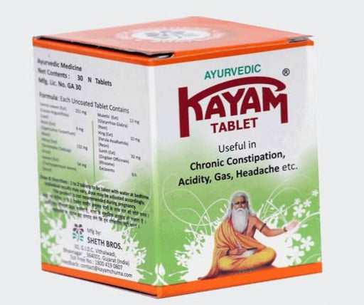 Sheth Brothers Kayam Tablet (30tab) - The Med Pharma